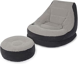 Poltrona Ultra Lounge com Pufe (99cm x 130cm x 76cm) com mesa turca (64cm x 28cm)