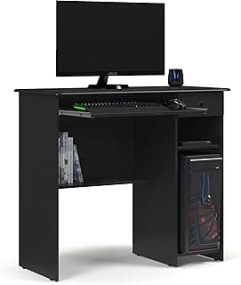 Mesa Escrivaninha para Computador Viena 1 Gaveta com Monitor, Teclado e Mouse