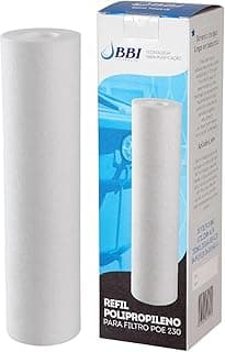 Refil Polipropileno 9'' 3/4 BBI para filtro POE 230 com embalagem azul e branco