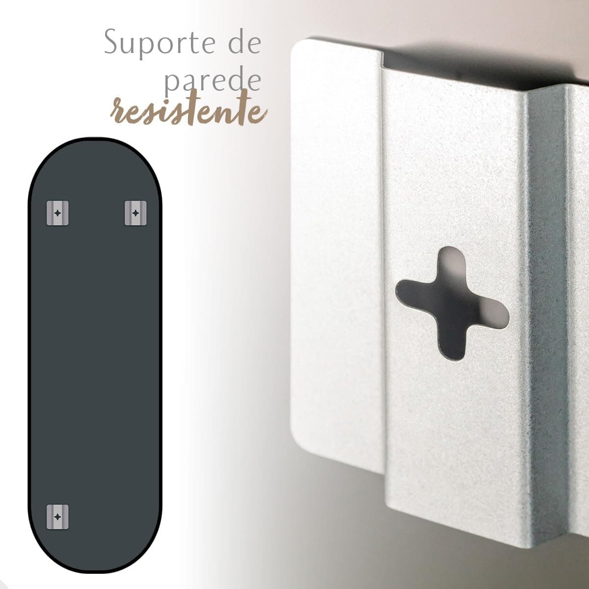 Casa Domo Espelho Orgânico Pílula 150x50 com Led Grande de Parede Decorativo para Sala Quarto Banheiro (Led Quente)