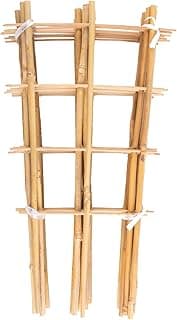 Treliça de bambu natural Avalution de 16 polegadas para plantas de escalada