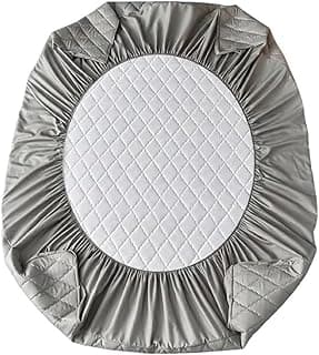 Protetor de Colchão Acolchoado, Silencioso e à Prova d'Água, com Design Elástico, Toque Macio, Resistente a Líquidos e Manchas, Dimensões 1,88 m x 1,38 m x 30 cm(branco)