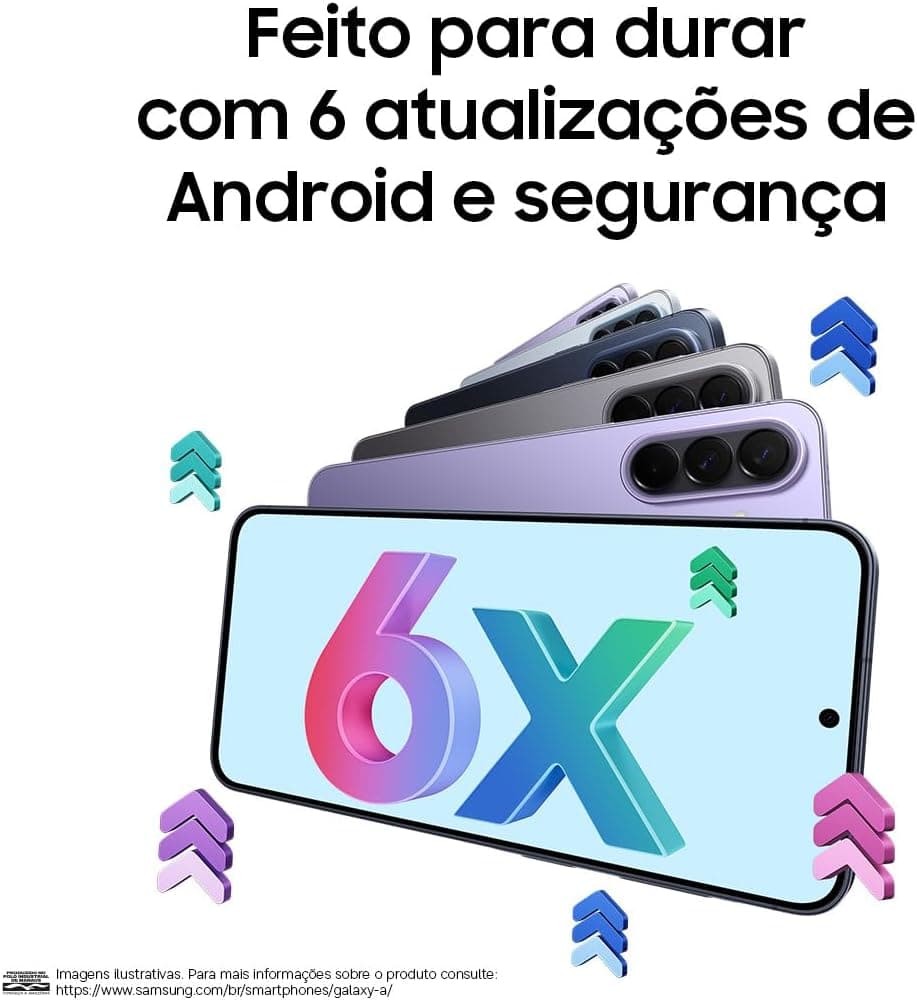 Celular Samsung Galaxy A37 5G 128GB, 6GB RAM, Câmera 50MP (Preto)