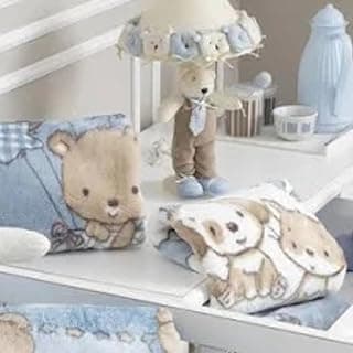 Cobertor Infantil Bebê Berço Le Petit Macio Não Alérgico Menino 80 x 1,10 Azul