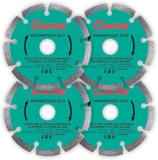 Disco de serra segmentado CortaG ECO110MM 61699 para porcelanato, mármore, piso e azulejo - 4 unidades