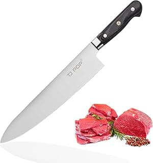 Faca de chef Gyuto de 26,9 cm TJ POP com lâmina de aço de alto carbono