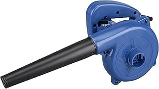 Soprador Aspirador Elétrico Azul e Preto 2 em 1