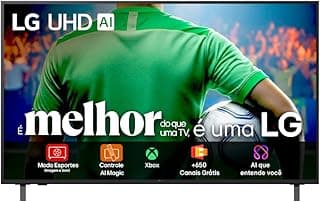 Smart TV LG 50UA85 4K UHD 50" Processador α7 AI Gen8 com Google Cast e Alexa Integrado