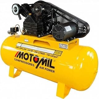 Compressor de Ar 5HP CMV-20PL/200 220/380V Trifásico - Motomil