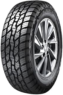 Pneu Wanli SU009 265/70 R16 AT preto com aro de 16 polegadas, em fundo branco.