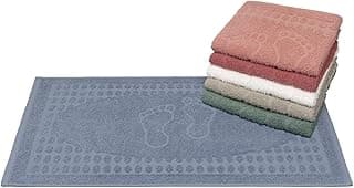 Kit Com 5 Toalhas de Piso Para Banheiro - 45x70cm - Sublime (Sortidas)