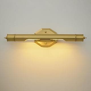 Luminária de parede em ouro art déco com luzes vintage