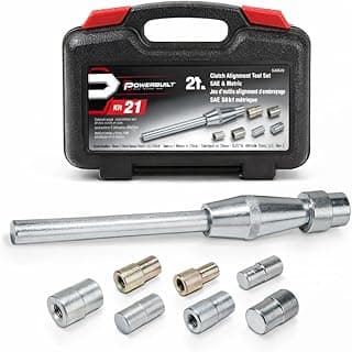 Powerbuilt Conjunto de ferramentas de alinhamento de embreagem métrica e SAE, conjunto de ferramentas piloto de embreagem, 8 peças para alinhar os componentes da embreagem ao instalar uma nova