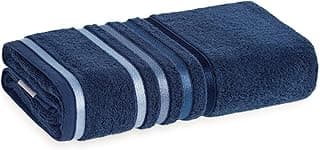 Toalha de banho Karsten Lumina Azul Cobalto 500g/m²