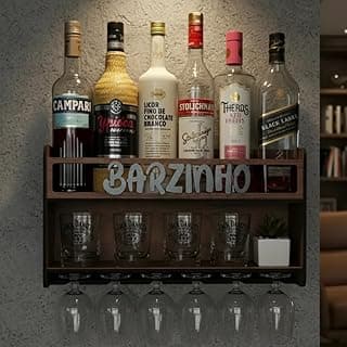 Bar Adega Decoração Parede Compacto Garrafas Barzinho Mdf (BARZINHO)