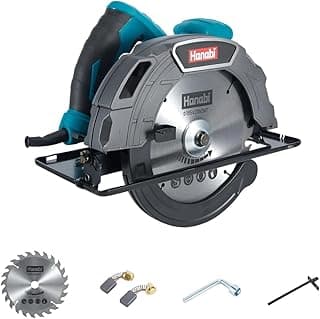 Serra Circular 220V 185cm (7.1/4") Elétrica Profissional 1800W 5500Rpm Com Disco 24 Dentes Para Marceneiro, Pedreiro Base de Ajuste até 45°