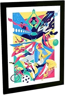 Quadro decorativo esportes olímpicos Olimpíada decoração quarto sala