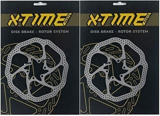 Kit 2 Discos de Freio Rotor 160/160mm Traseiro e Dianteiro Mecanico Bicicleta Mtb X-Time