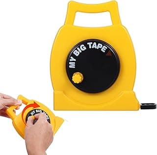 jojofuny Fita Métrica Infantil: Fita Métrica Retrátil Educativa, Ferramenta de Medição para Crianças Brincarem de Faz de Conta.