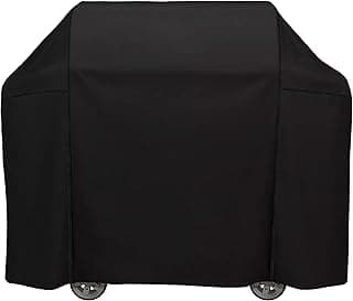 Capa preta para churrasqueira 152 cm com proteção UV e rodas
