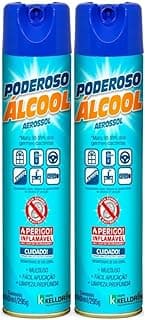 Poderoso Álcool Desinfetante Mata Germes Bactérias 400ml 2un