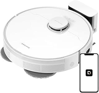 Robô aspirador DREAME L40, branco, sucção Vormax de 13000 Pa, controle por smartphone
