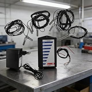 Medidor de Nível de Água com Painel LED em uma Oficina