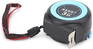 aqxreight Fita Métrica Com Escala Clara e Função de Travamento Automático - Ferramenta de Medição Precisa para Projetos de Marcenaria, Carpintaria e Bricolage - Design Retrátil X 19 Mm