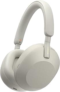 Fons de ouvido Sony WH-1000XM5 prata com cancelamento de ruído