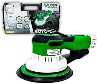 Lixadeira de Parede Brushless Nauber Roto-Orbital 6X 350W em Fundo Branco
