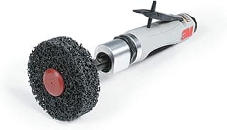 3M Lixadeira em linha - Lixadeira pneumática de 1 cavalo-vapor - Lixadeira de correia de eixo reto - Para acabamentos de linha reta - Alimentado a ar - 3500 RPM - Eixo externo de 5/20.3 cm-11 - 28339