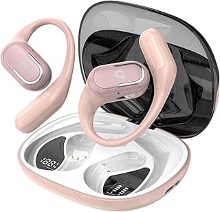 Fone de Ouvido Basike T7 Bluetooth Esportivo 60 Horas Standby Rosa Ouro