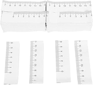 Angoily Fita Métrica De Papel Dupla Face De 40 Polegadas, Leve E Descartável, Para Medição Da Circunferência Da Cabeça De Recém-Nascidos E Para Uso Médico. Escala De Fácil Leitura.