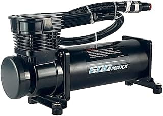 Compressor de suspensão a ar 600MAXX 585cc 12V 200PSI preto