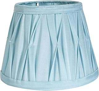 Abajur de Tecido, Peça de Reposição, Decoração para Casa, Acessório de Iluminação Moderno, Abajur de Mesa para Sala de Estar, Quarto, Azul, Tamanho real