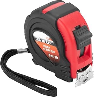 Fita métrica MTX curta 3m x 19mm com estojo plástico resistente