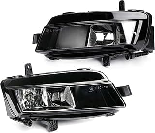 Molduras dos faróis de neblina do para-choque dianteiro compatíveis com VW Golf 7 MK7 2013 2014 2015 2016 2017. Farol de neblina dianteiro, luz de neblina, código 5GG941661 5GG941662.