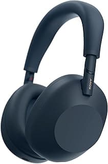 Fone de ouvido sem fio Sony WH-1000XM6 azul meia-noite