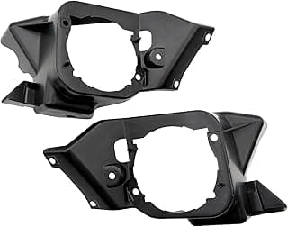 Suportes de montagem de farol de neblina pretos para Honda CR-V 2012-2014