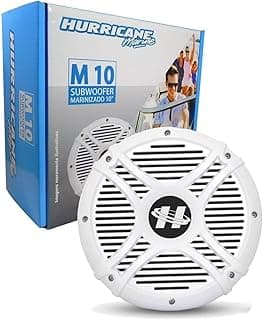 Subwoofer Náutico Marinizado 10 polegadas 300 Watts RMS M10 Hurricane