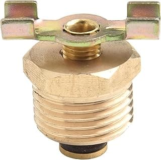 Válvula de drenagem de compressor de ar de latão sólido para NPT 1/4, 3/8, 1/2 polegada Conexões de porta de tanque para compressor de pistão, drenagem de água e manutenção em oficina de garagem