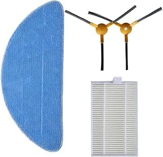 Kit de limpeza para aspirador de pó robô R100 com escova lateral, escova de aspiração e filtro HEPA