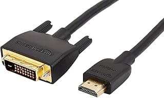 AmazonBasics Cabo adaptador HDMI para DVI, preto, 3 metros, 1 unidade