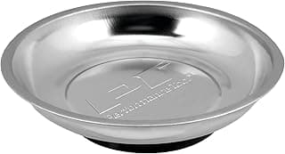 Bandeja magnética Performance Tool W9155 com revestimento de borracha, cinza e preto