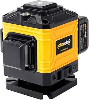 Nível a laser 3D 12 linhas verde 360 profissional autonivelante bivolt oba oba