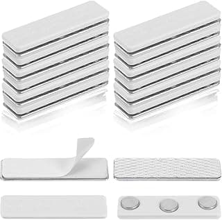 12 pares de clipes magnéticos para cortinas, clipes adesivos com revestimento metálico