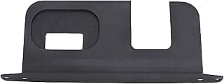 Placa de cobertura do para-choque traseiro preto para carros 2022-2025