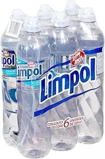 Kit 6 Detergentes Líquidos Limpol Cristal 500ml – Alto Poder de Limpeza