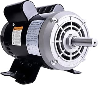 Motor elétrico de compressor de ar de 5 HP, 208/230V, 60Hz, carcaça 184T, 3450 RPM
