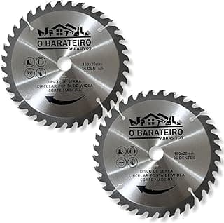 O Barateiro Disco De Serra Circular Para Cortar Madeira Mdf Ripa Caibro 36 Dentes - 2 Unidades